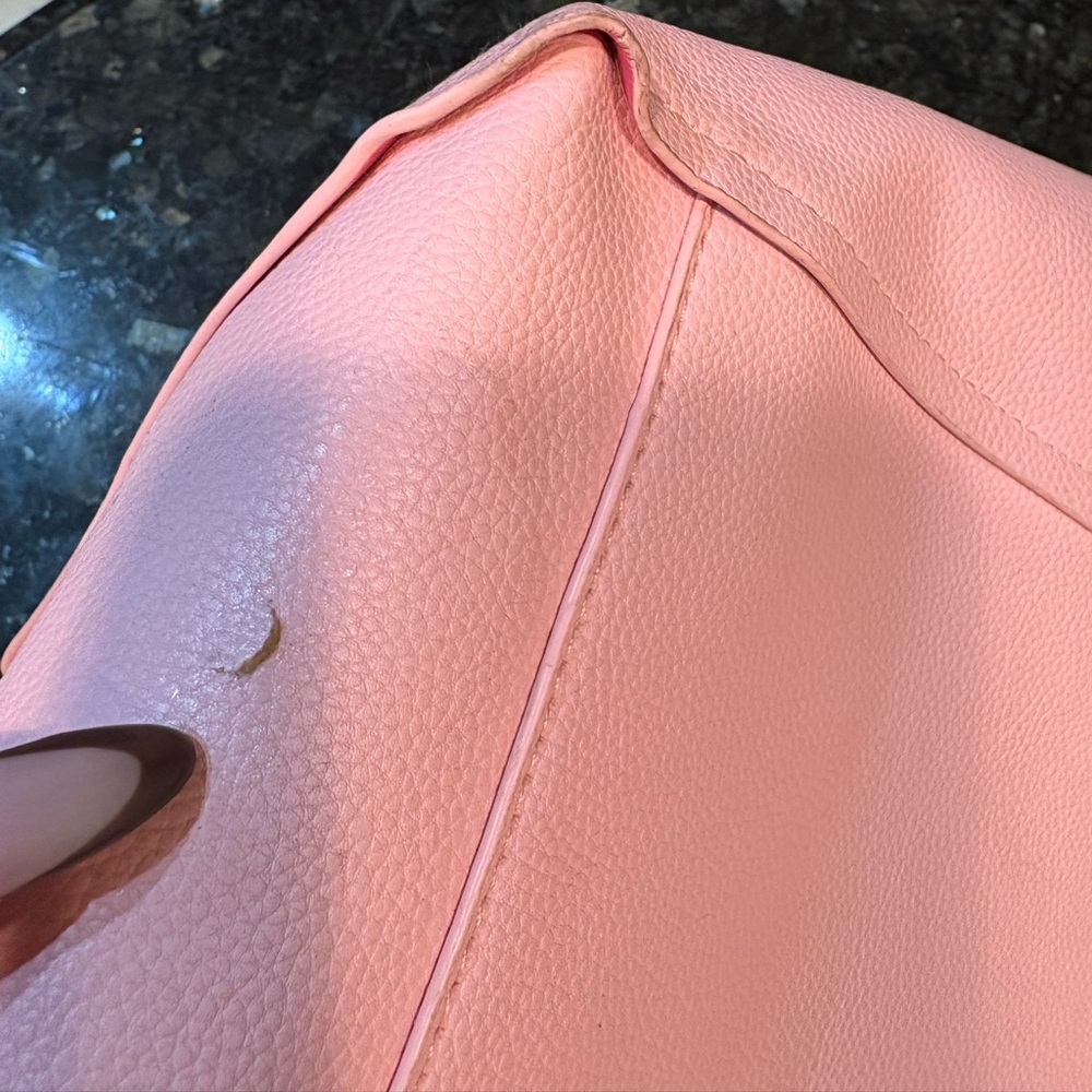 Tommy Bahama extra large pebbled reversible Floral Pink Tote Bag - Picture 10 of 16